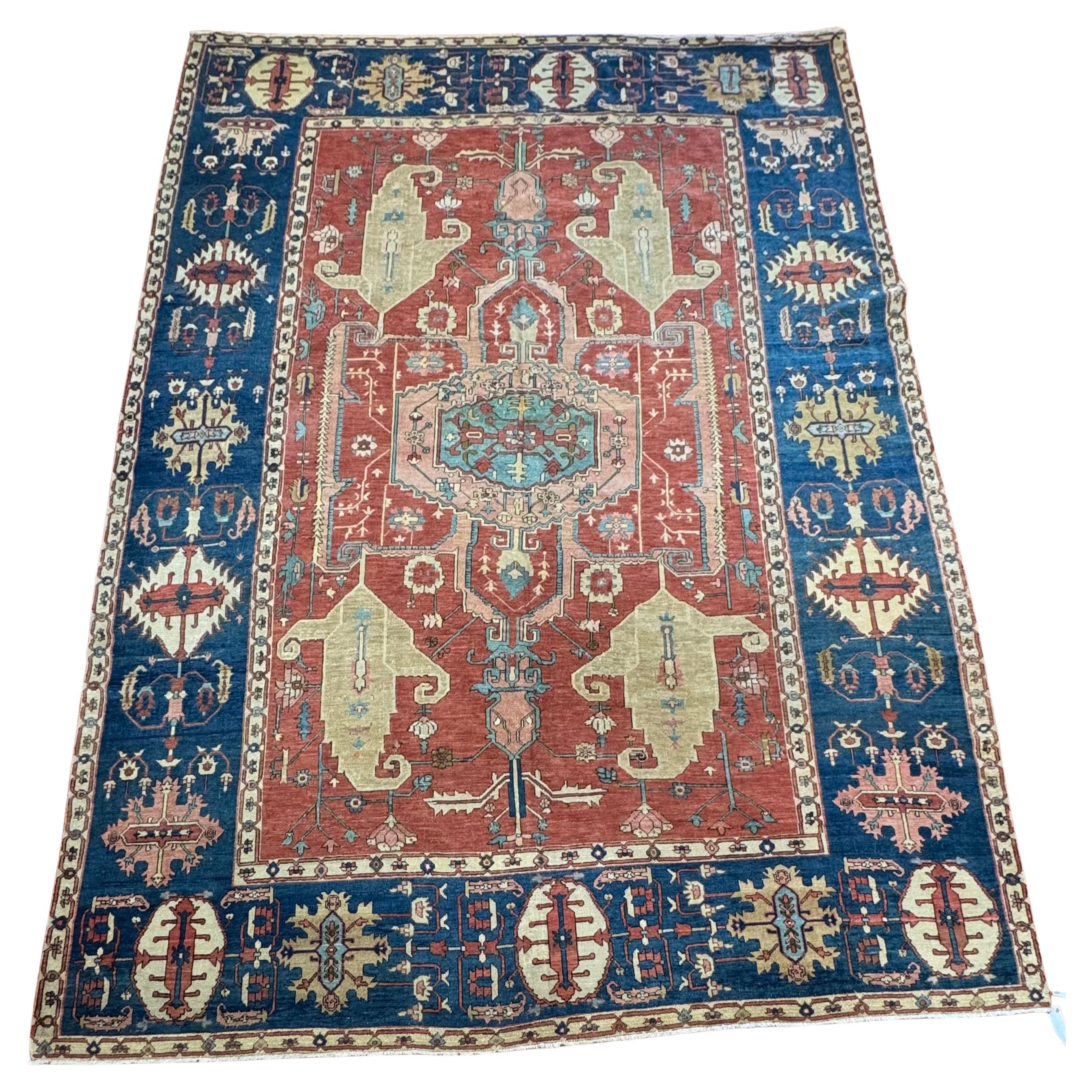 Antiker persischer Serapi Bakshaish-Teppich im Angebot