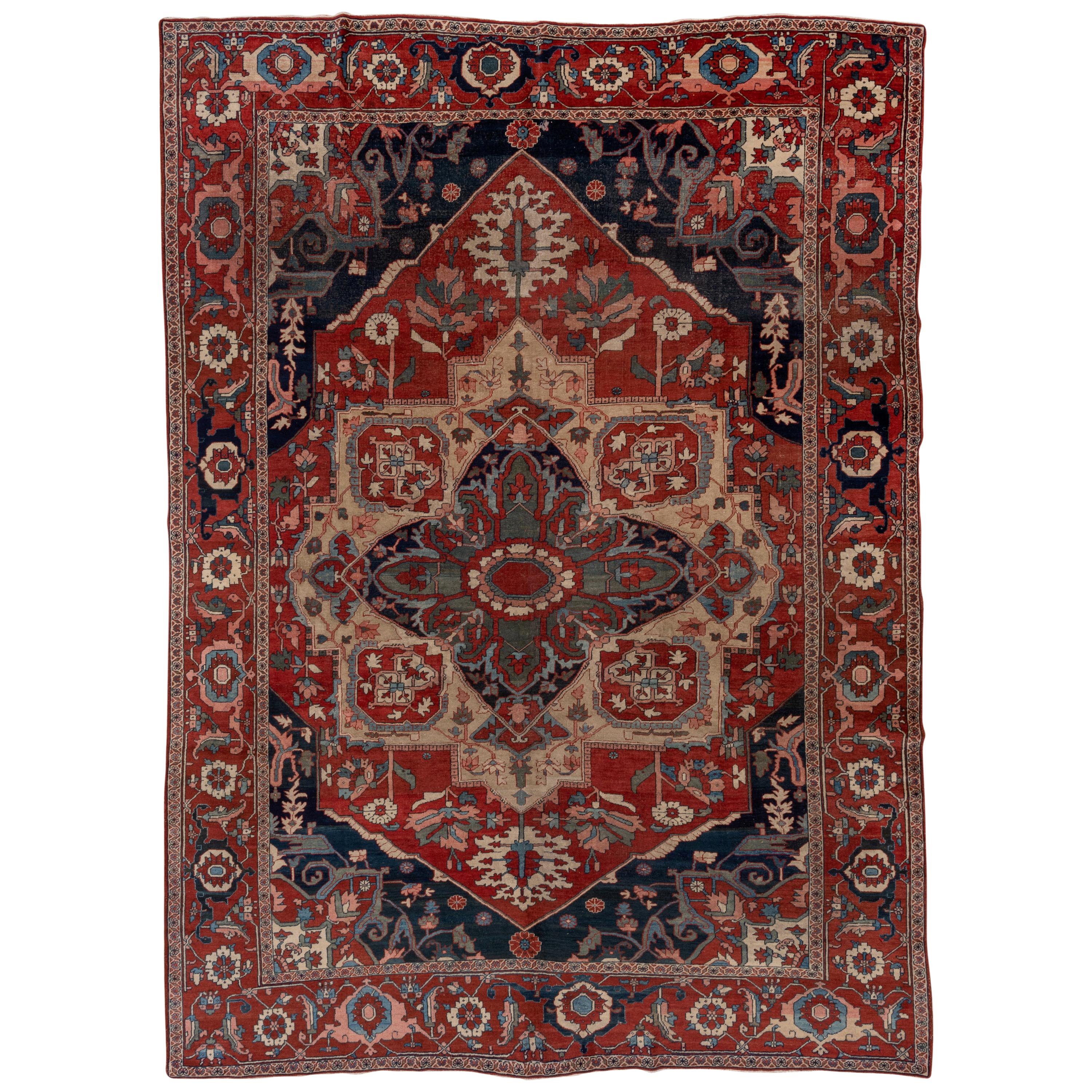 Antique Persian Serapi Carpet, circa 1900s