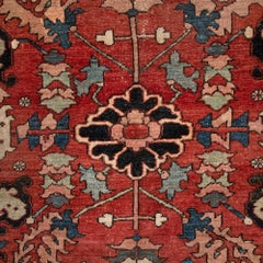 Antique Persian Serapi Carpet
