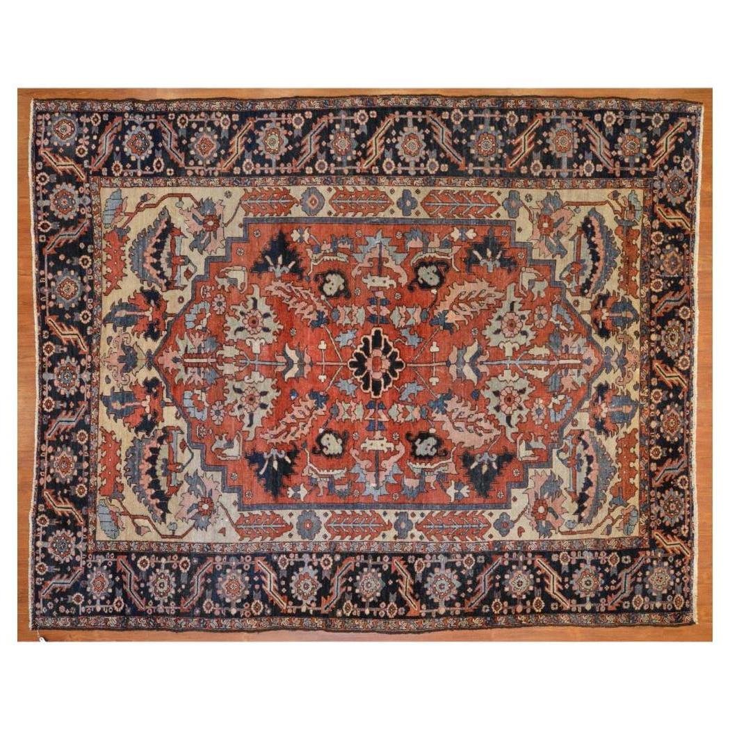 Tapis persan Serapi ancien Bon état - En vente à Barueri, SP, BR