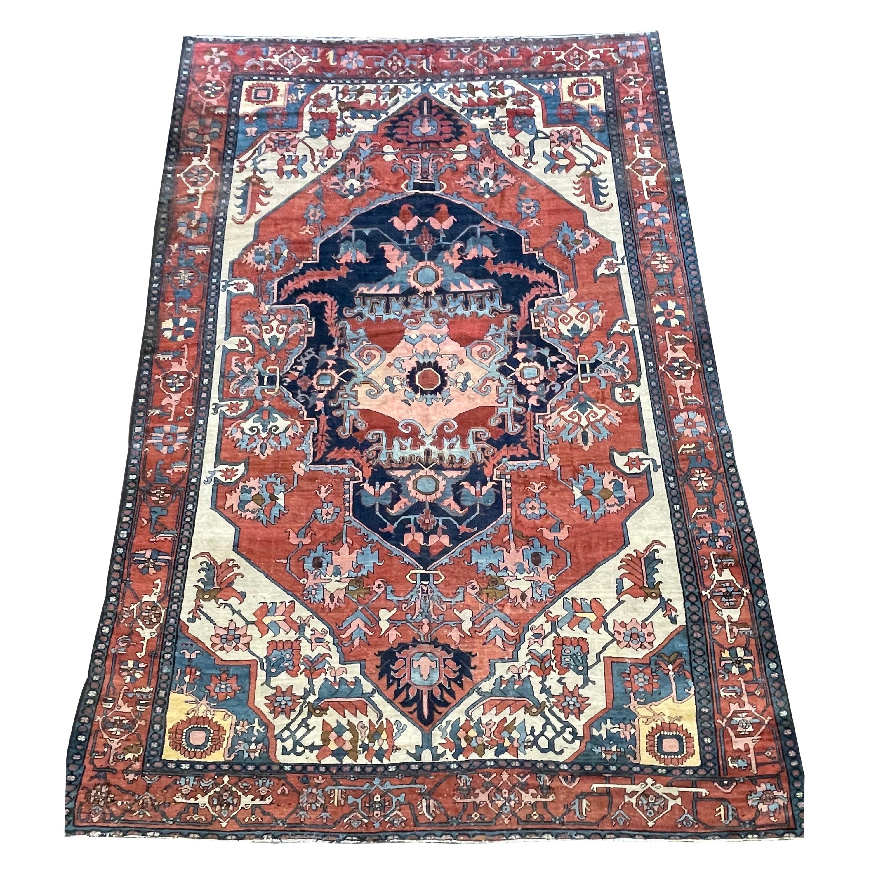 Antique persan Serapi, vers 1900