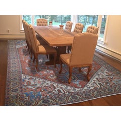 Antique Persian Serapi Heriz Good Condition Hand Knotted Oversize Oriental Rug