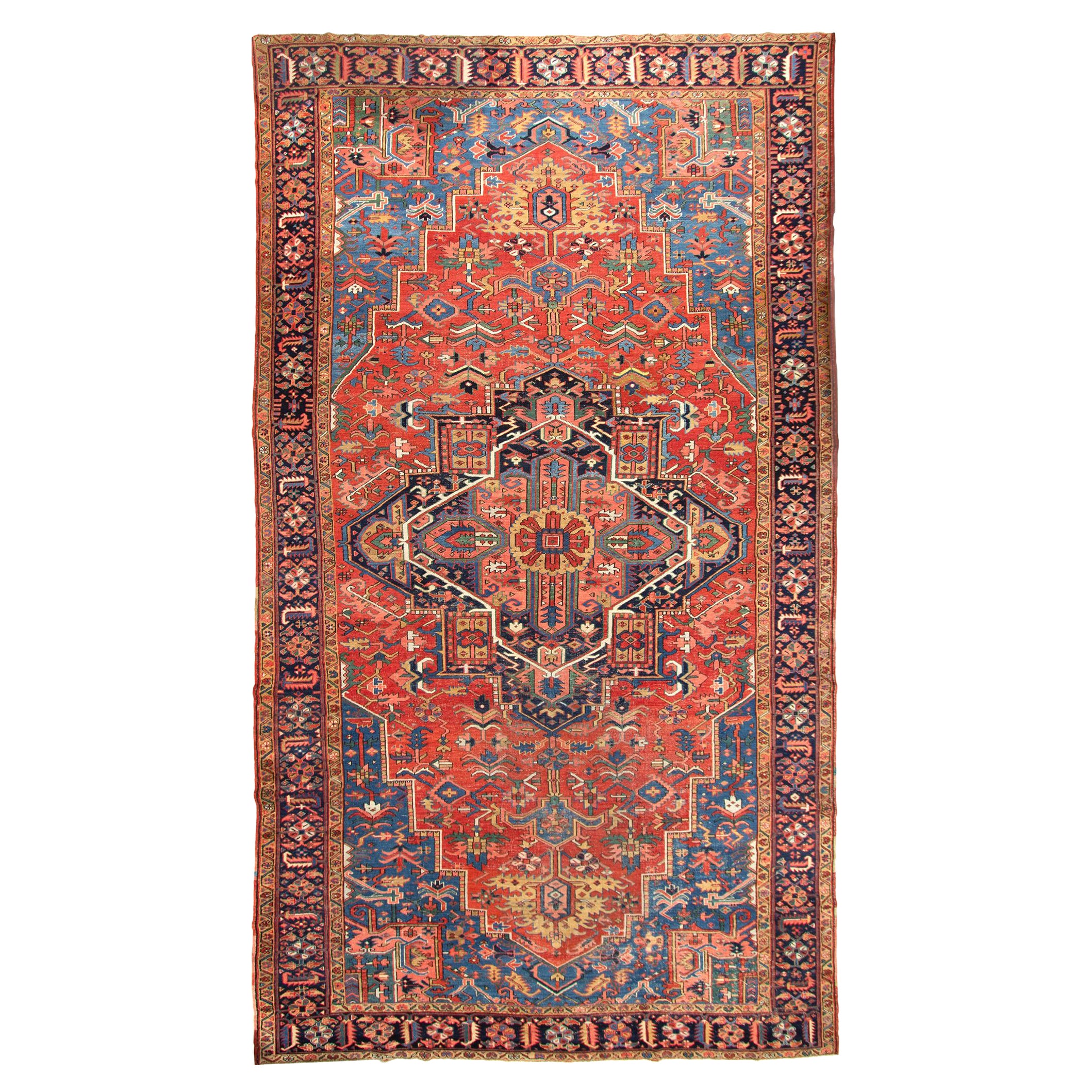 Tapis persan Serapi ancien 10'9 X 19'1