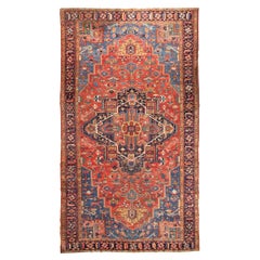Antique Persian Serapi Rug 10'9 X 19'1