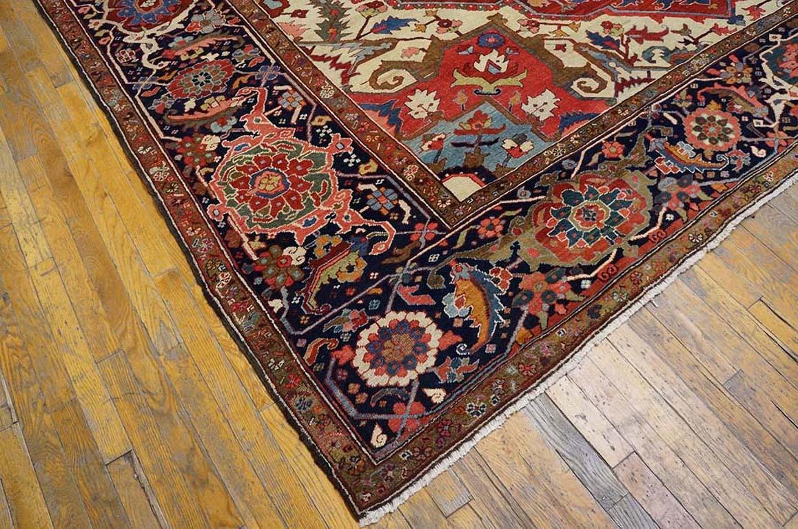 Hand-Knotted Late 19th Century N.W. Persian Carpet ( 11'8