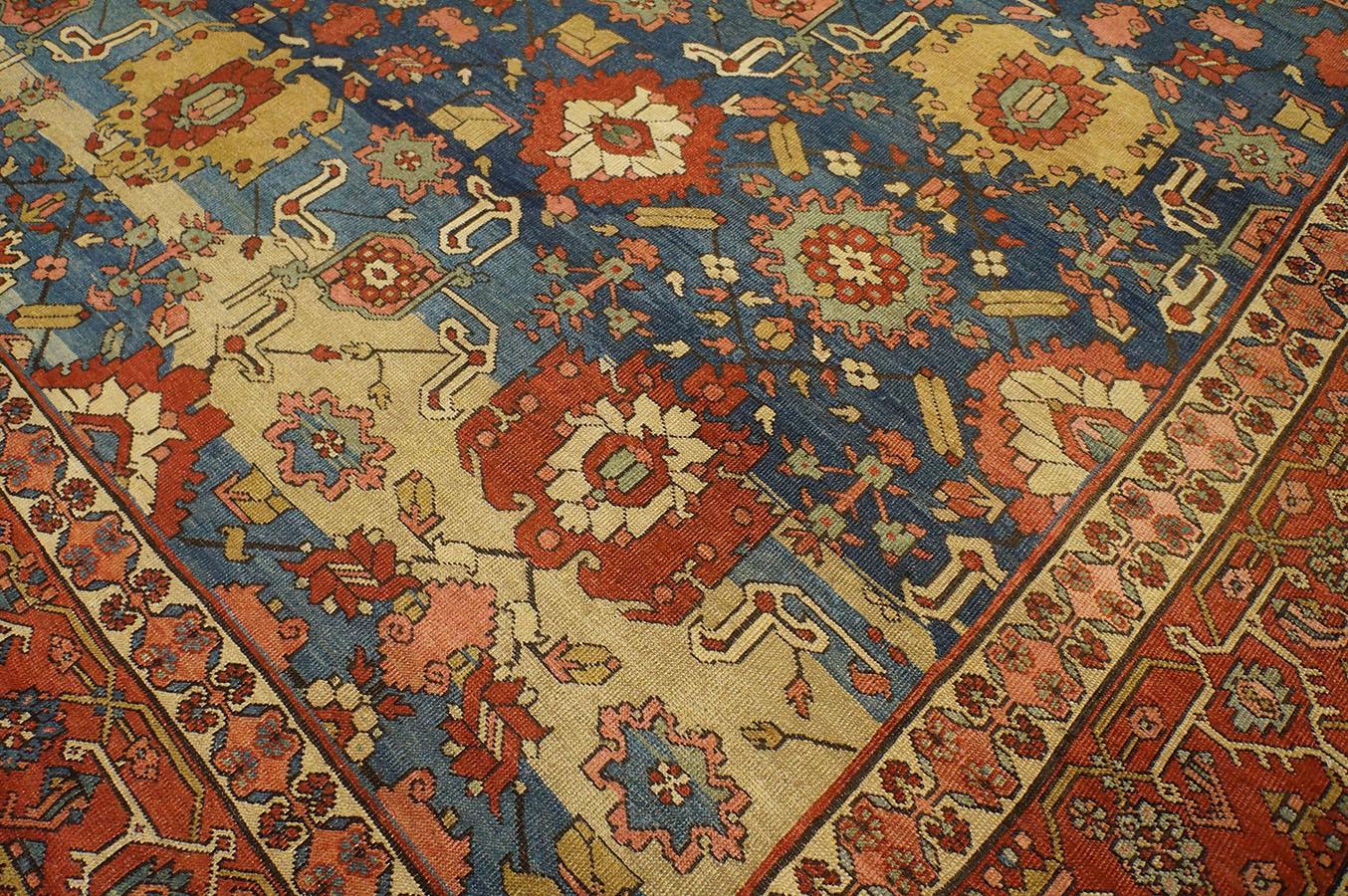 Late 19th Century N.W. Persian Serapi Carpet (12' x 14' 6