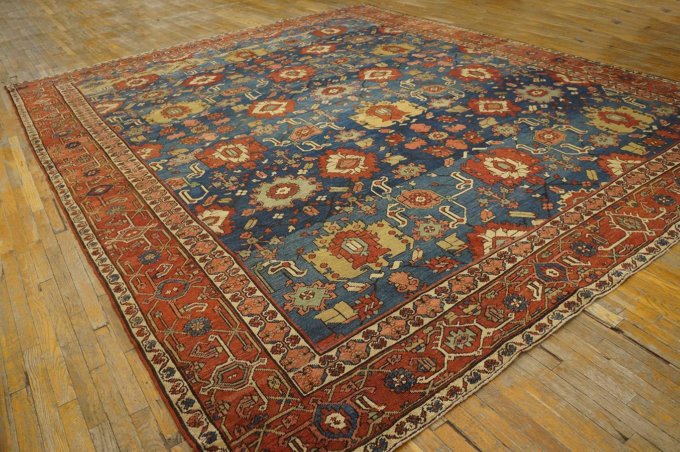 Late 19th Century N.W. Persian Serapi Carpet (12' x 14' 6