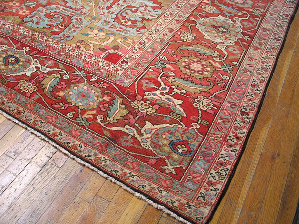 19. Jahrhundert N.W. Persischer Serapi-Teppich ( 14' x 20' - 426 x 610) (Handgeknüpft) im Angebot