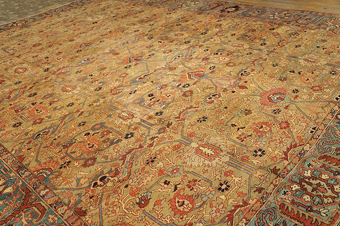 19th Century N.W. Persian Serapi Carpet ( 14'8