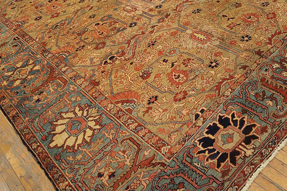19th Century N.W. Persian Serapi Carpet ( 14'8
