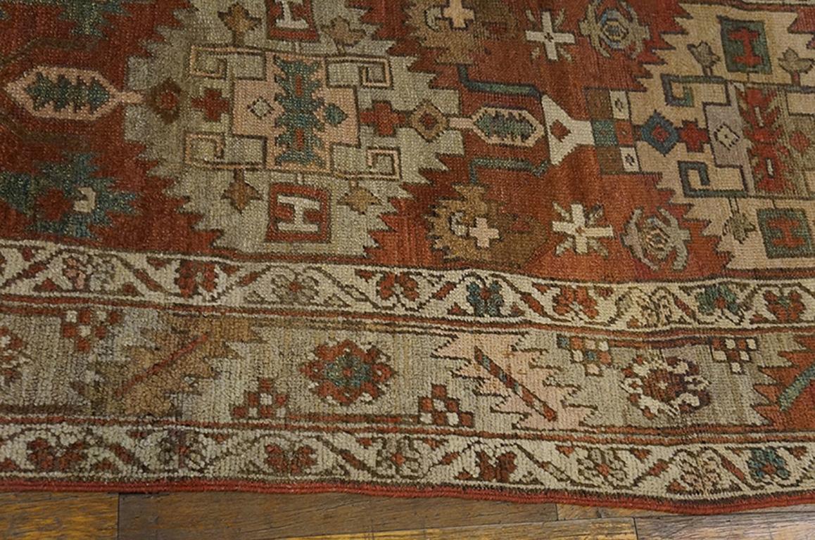 Late 19th Century N.W. Persian Serapi Carpet ( 3'2