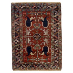 Tapis persan antique Serapi 3'4" x 4'6"