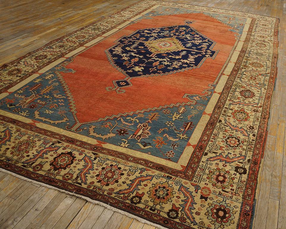 Late 19th Century 19th Century N.W. Persian Bakshaiesh Carpet ( 8'3