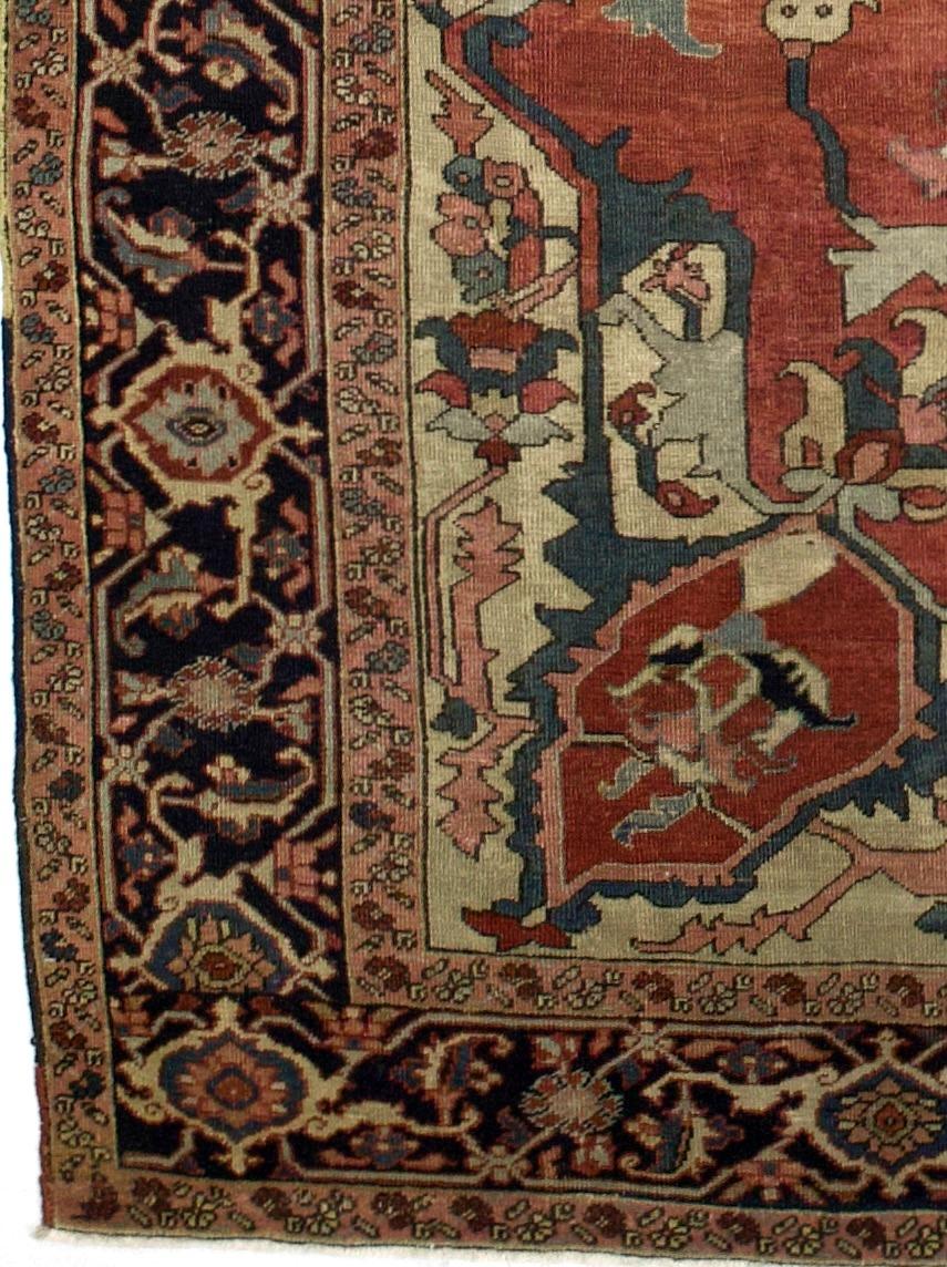 Antiker persischer Serapi-Teppich 8'5