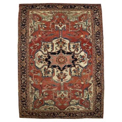 Antique Persian Serapi Rug 8'5" x 11’5"