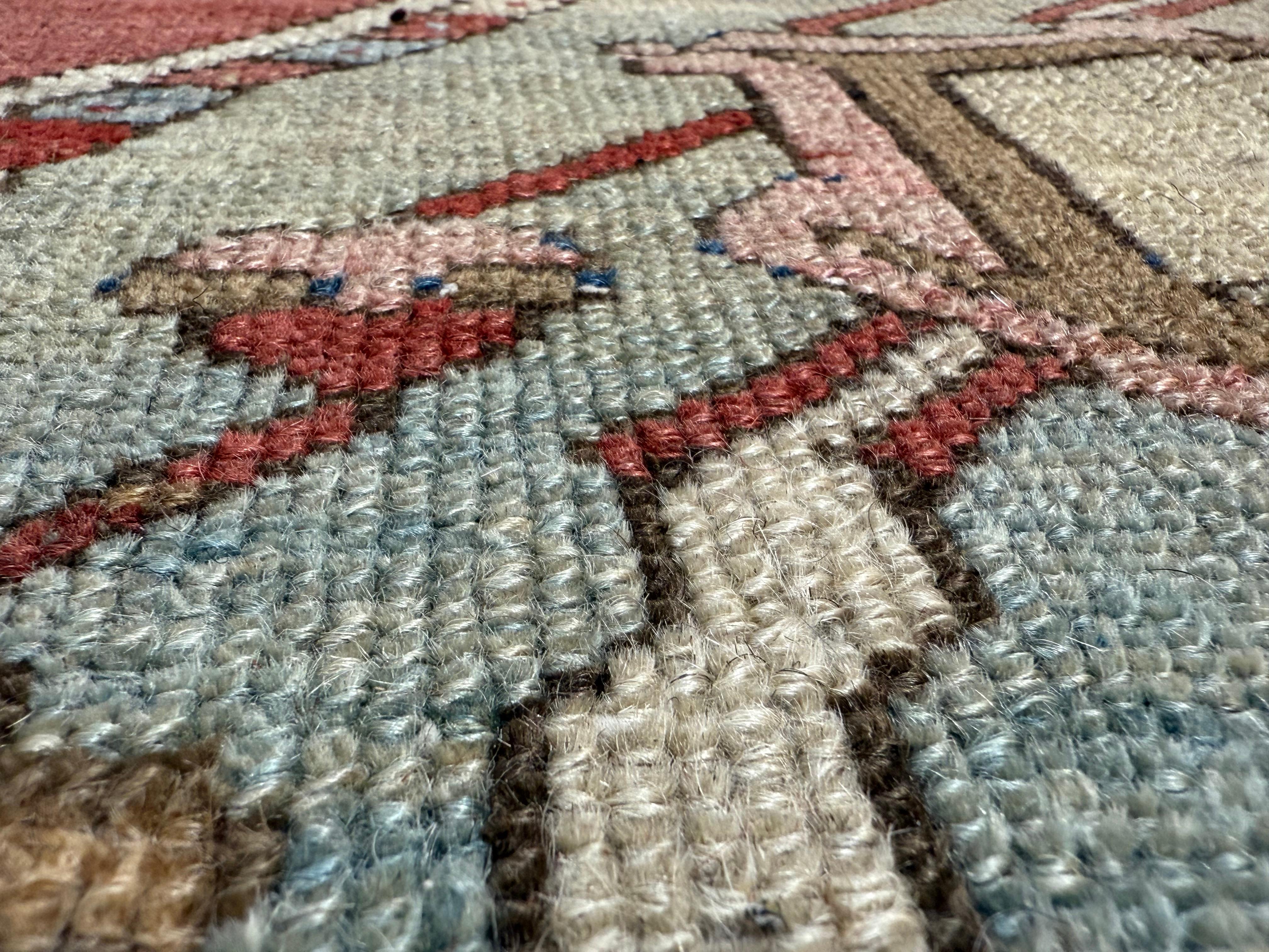 Tapis persan antique Serapi 9'11