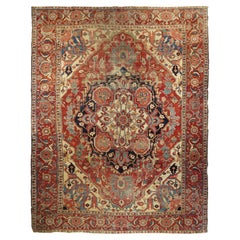 Antique Persian Serapi Rug 9’7” x 12’4”