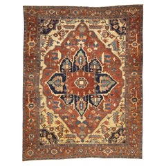 Antique Persian Serapi Rug 9’9” x 12’4”
