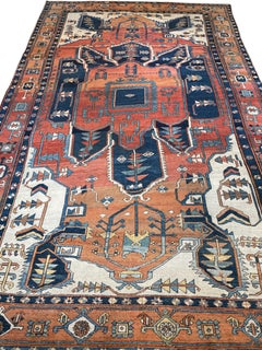Antique Persian Serapi Rug, c. 1880's