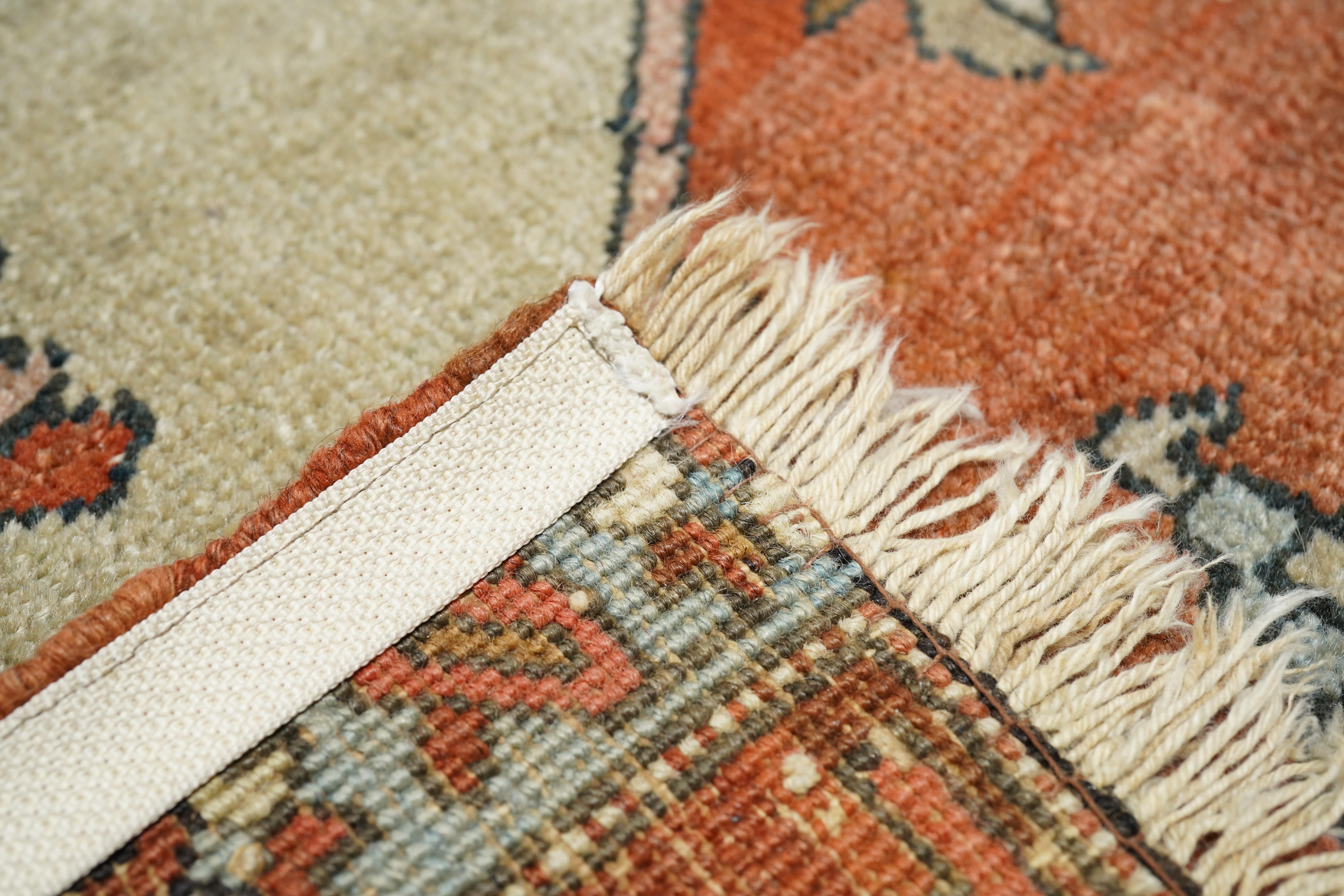 Antique Persian Serapi rug.