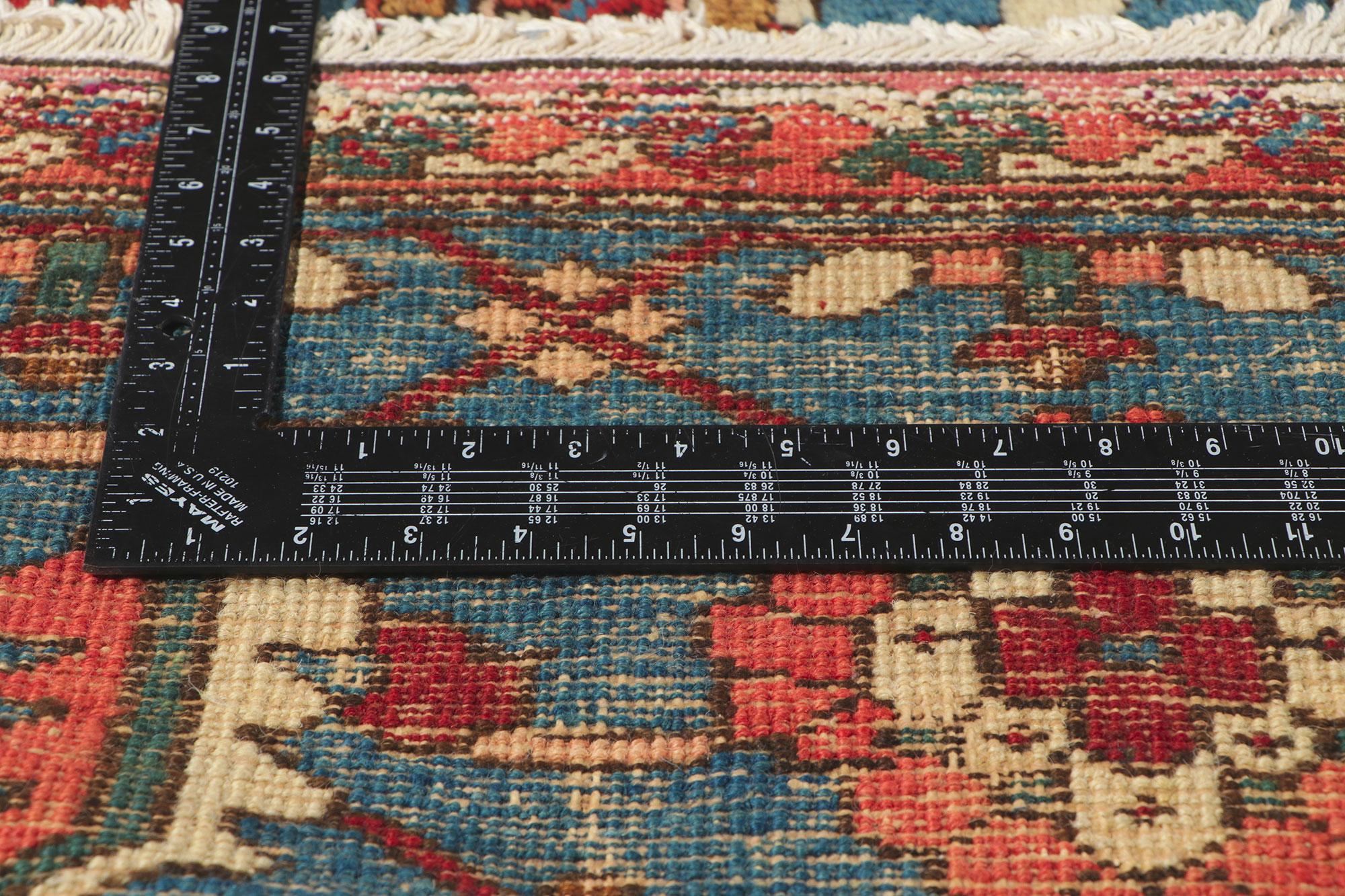 Wool Antique Persian Serapi Rug For Sale