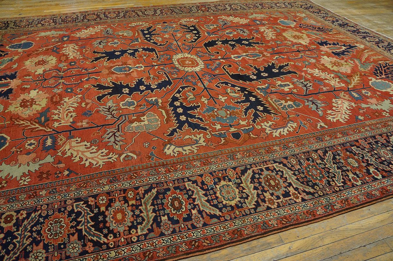 Antique Persian Serapi Rug For Sale 2