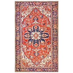 Late 19th Century N.W. Persian Serapi Carpet ( 12
4" x 20
 - 376 x 610 )