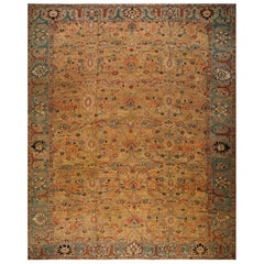 19th Century N.W. Persian Serapi Carpet ( 14'8" x 18'8" - 447 x 570 )
