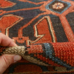 Tapis persan Serapi ancien - Taille : 12'2 X 10'2