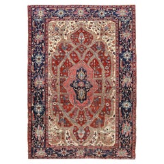 Antique Persian Serapi Rug - Size: 12'6 X 9'
