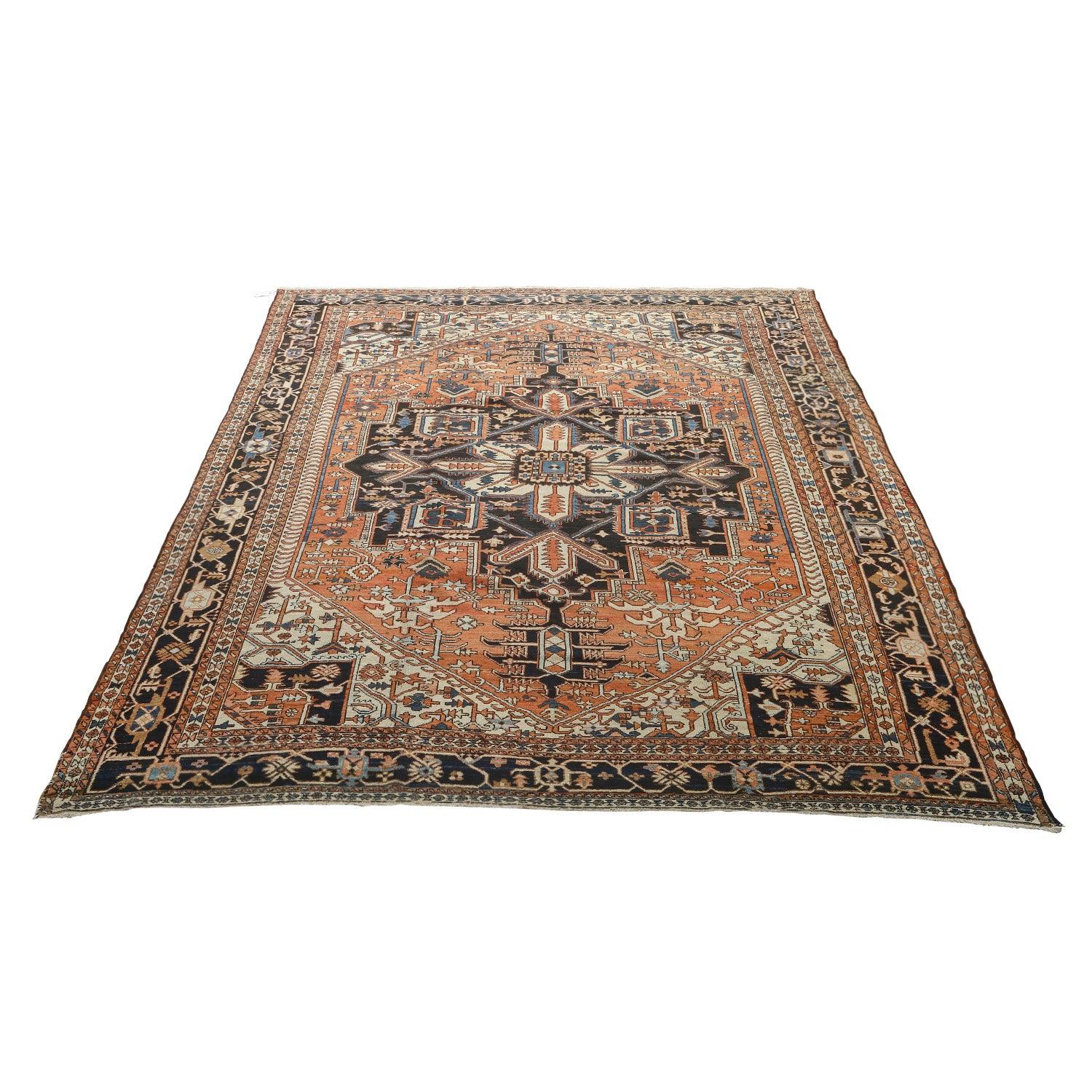 Perse Tapis persan Serapi ancien - Taille : 13' X 10'7 en vente