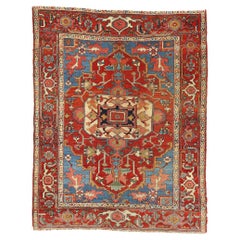 Used Persian Serapi Rug, Timeless Elegance Meets Modern Style