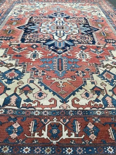 Antique Persian Serapi, circa 1910