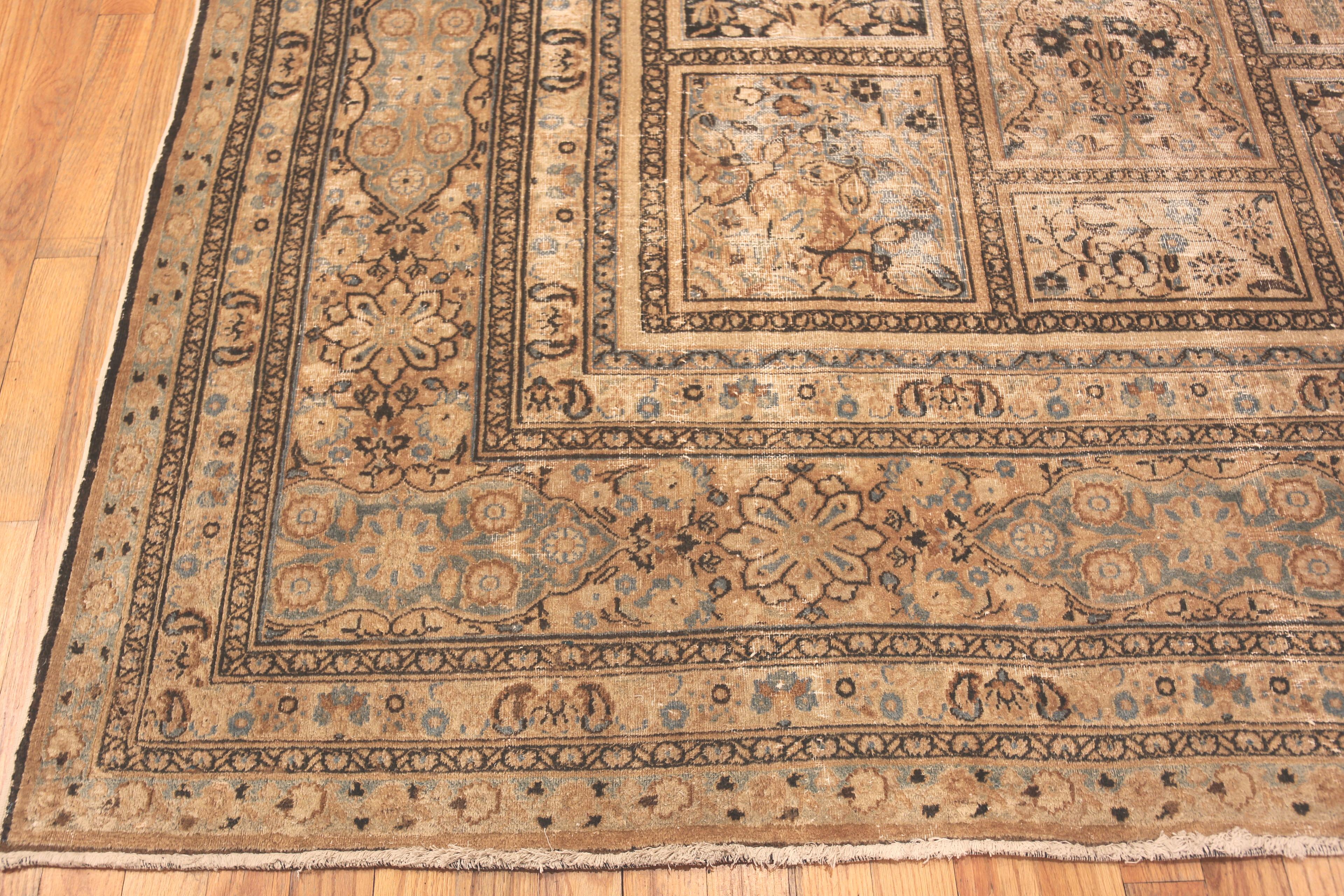 Hand-Knotted Antique Persian Khorassan Rug. 11 ft 4 in x 16 ft 9 in For Sale