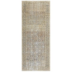 Antique Persian Shabby Chic Malayer Wide Hallway Gallery Rug. 