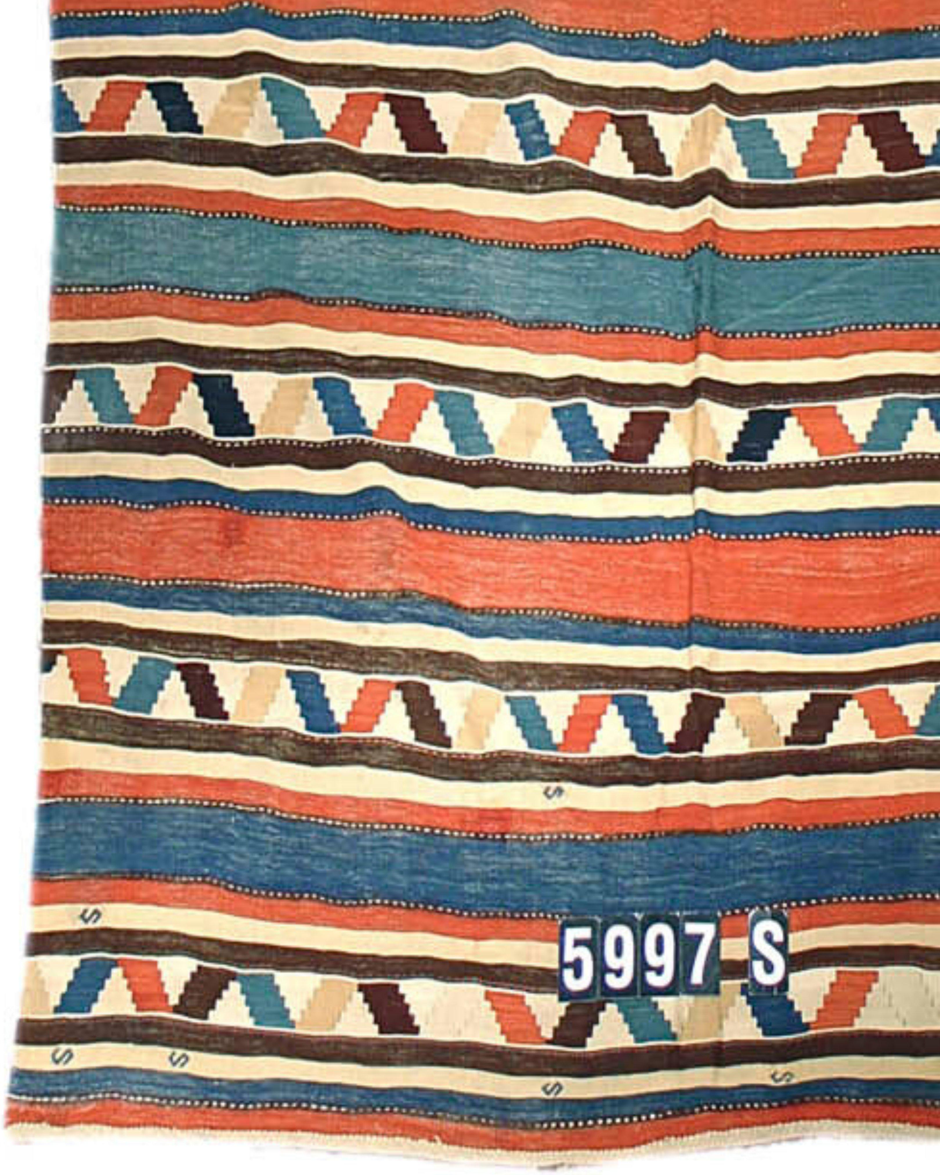 Antique Northwest Persian Shahsevan Kilim Rug, 19th Century

Additional information:
Dimensions: 5'5
