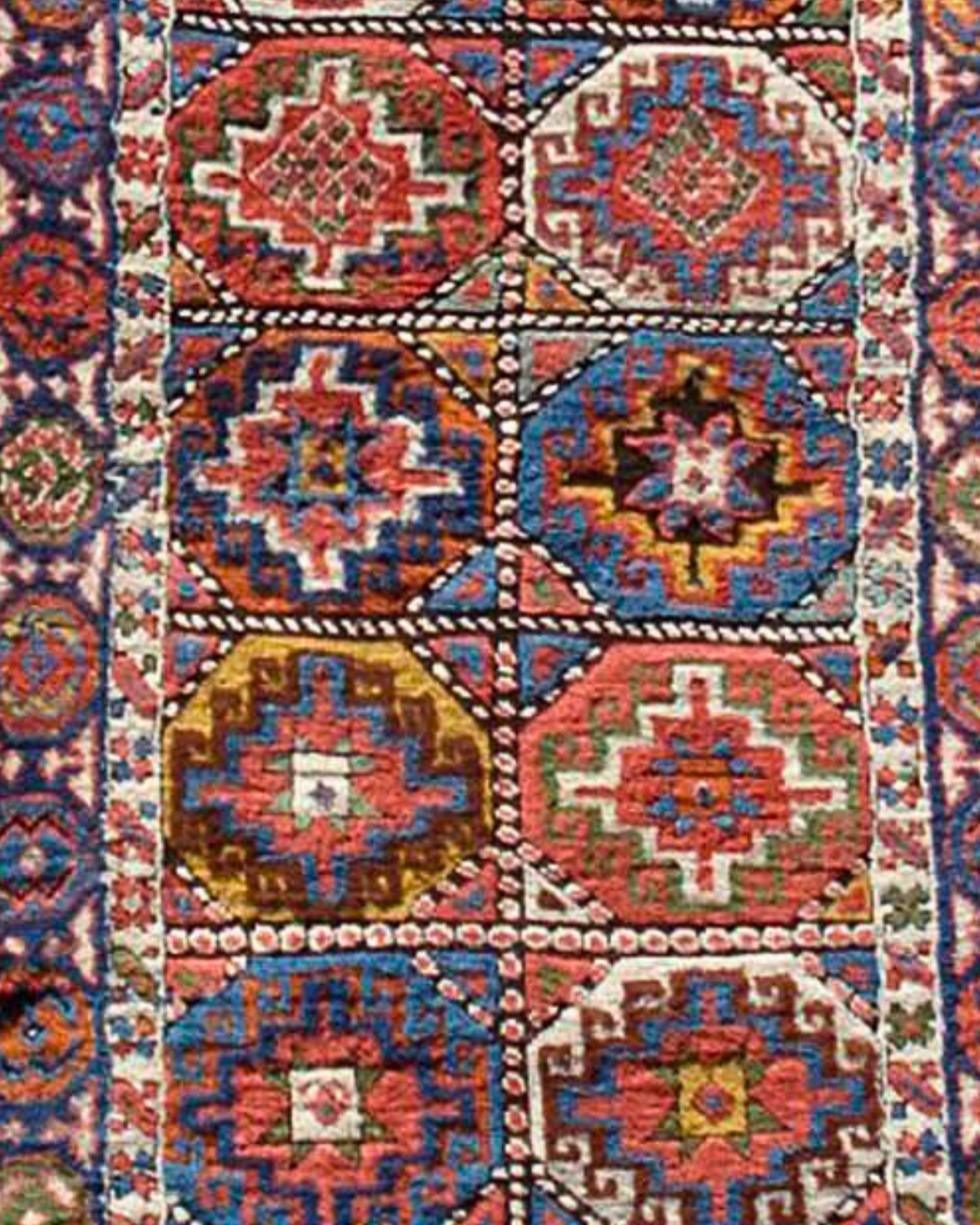Antique Persian Shahsevan Runner Rug, 19th Century

Additional Information:
Dimensions: 3'5