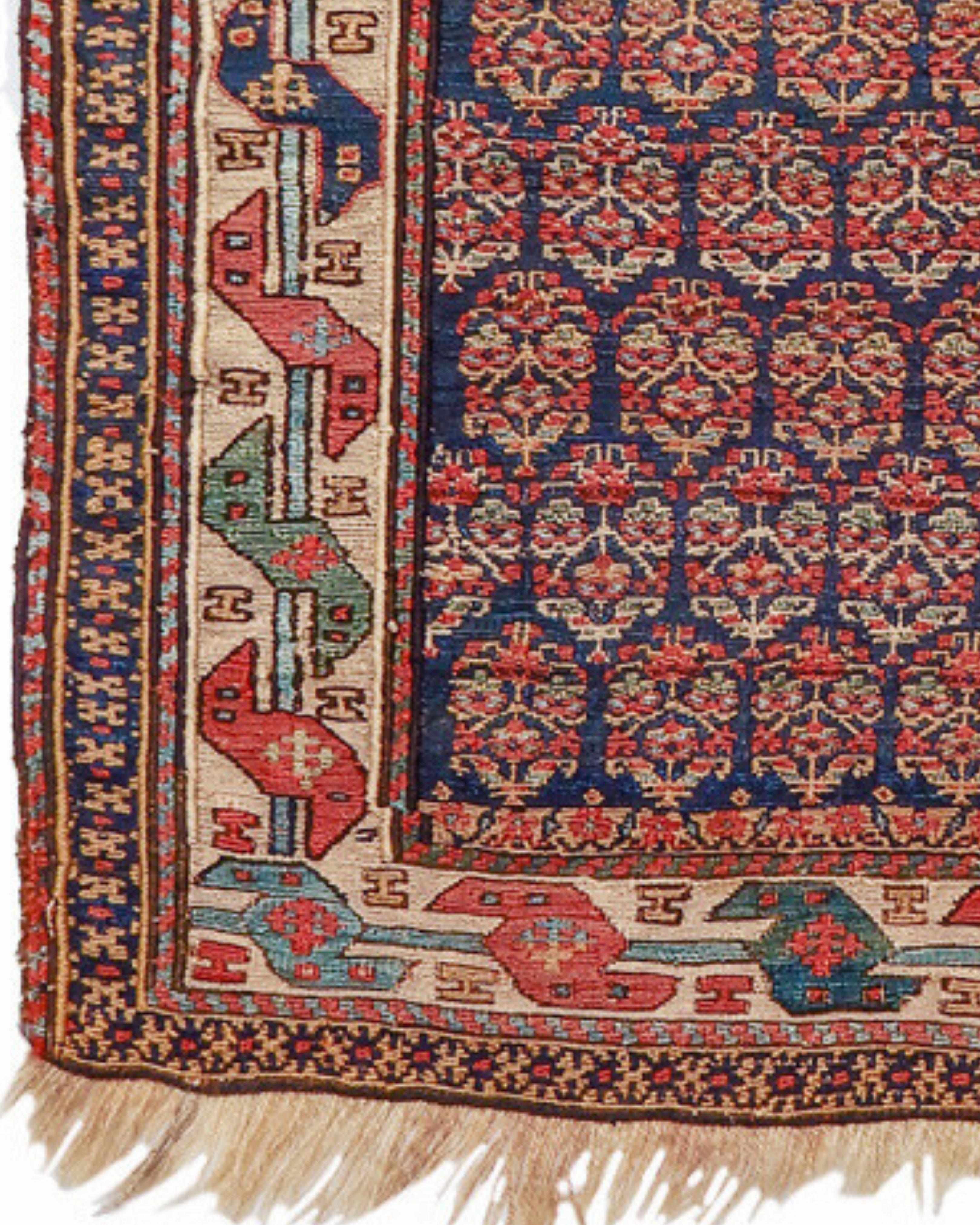 Antique Persian Shahsevan Sumak Bagface, 19th Century In Good Condition For Sale In San Francisco, CA