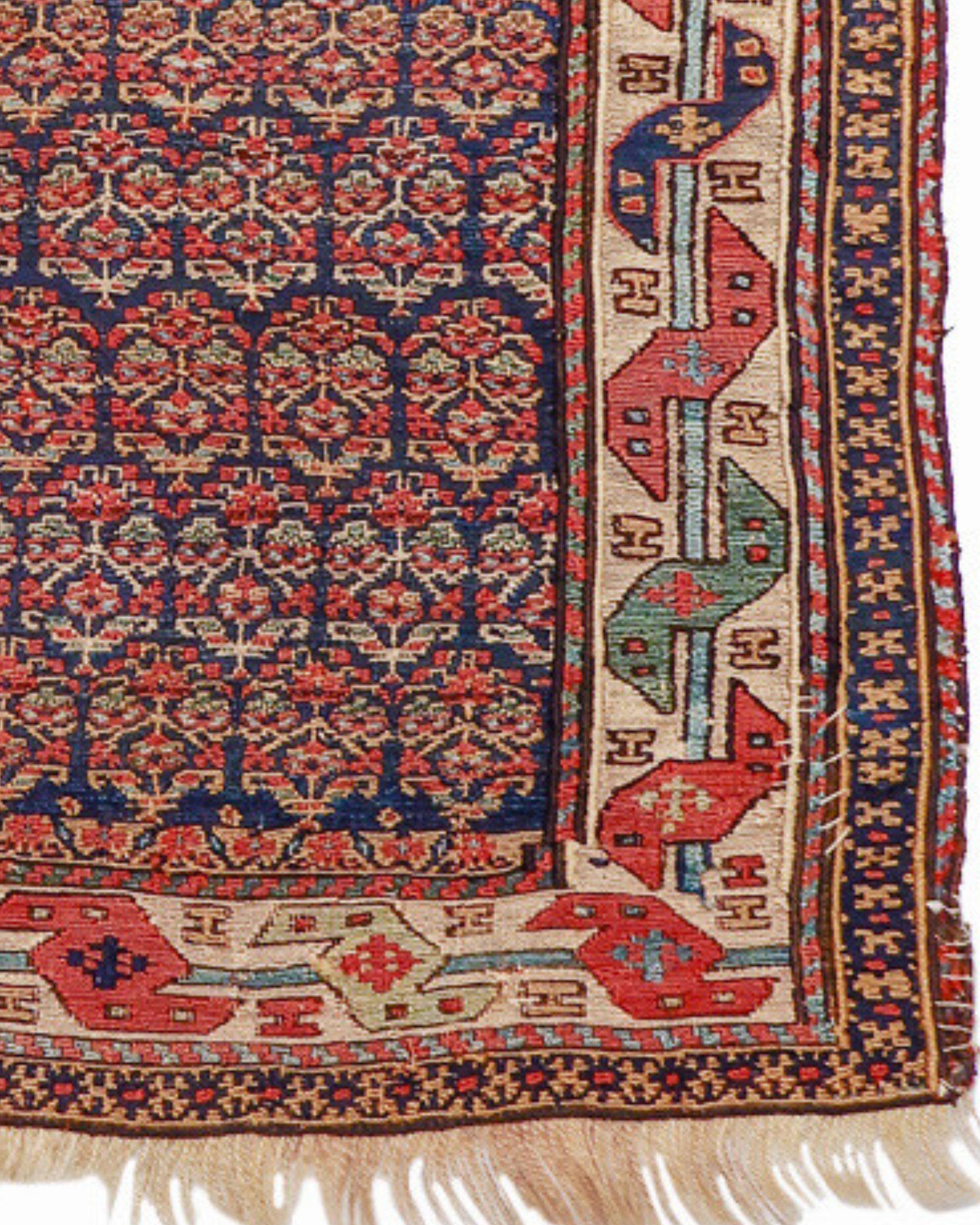 Wool Antique Persian Shahsevan Sumak Bagface, 19th Century For Sale