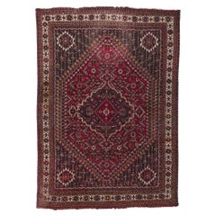 Antique Persian Shiraz Diamond Carpet