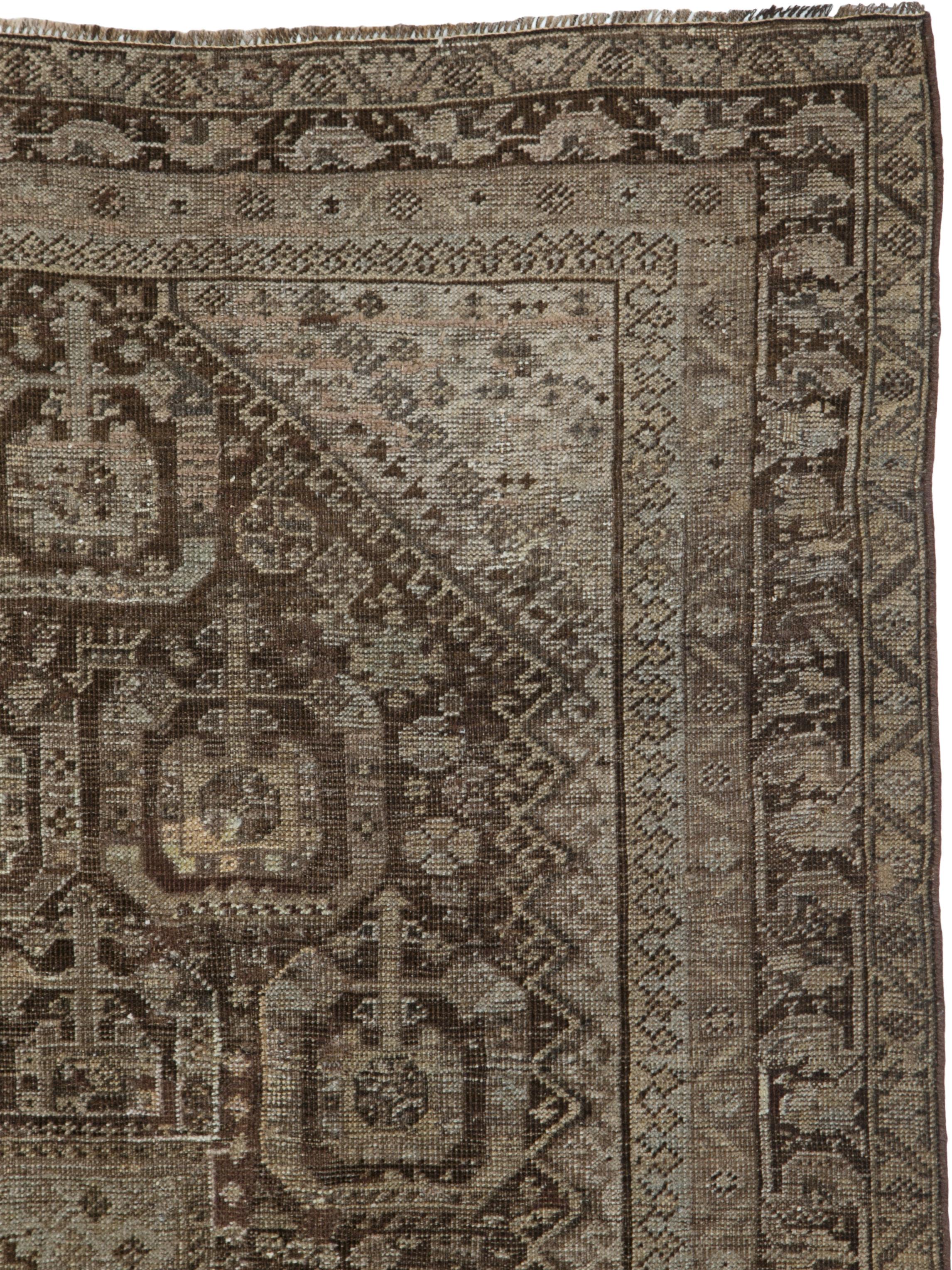 Tribal Antique Persian Shiraz Rug