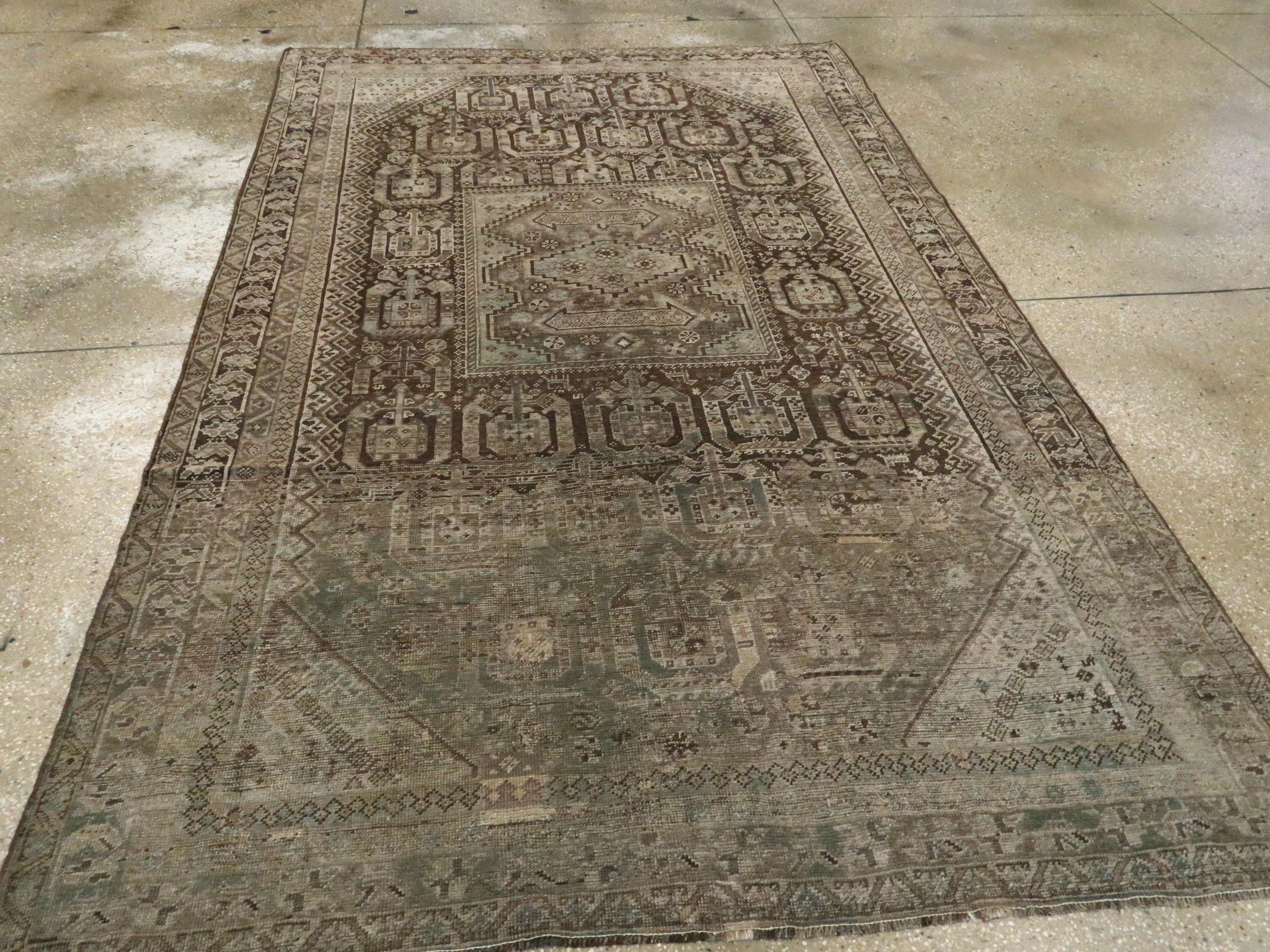 20th Century Antique Persian Shiraz Rug