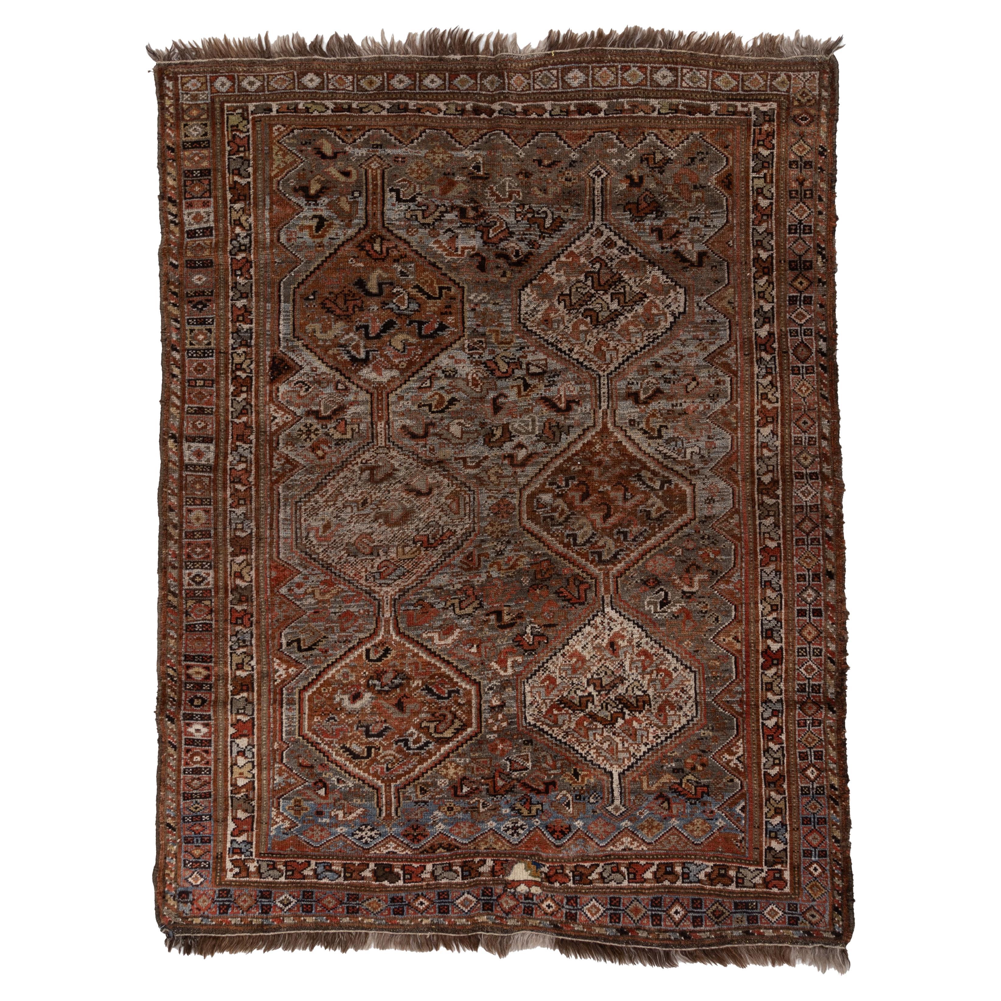 Antique Persian Shiraz Rug For Sale