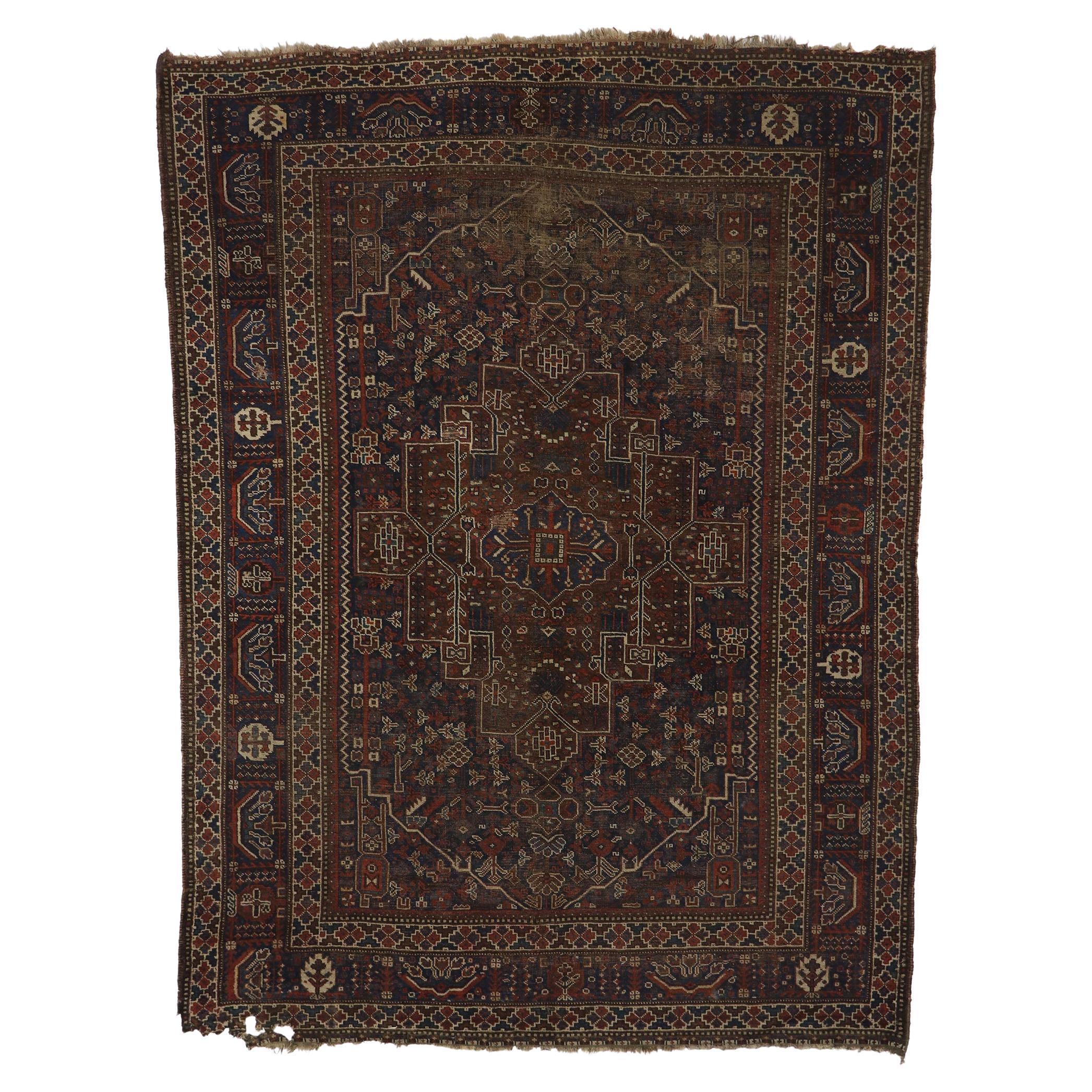 Antiker persischer Schiraz-Teppich