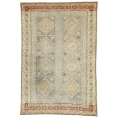 Antique Persian Shiraz Rug with American Craftsman Style