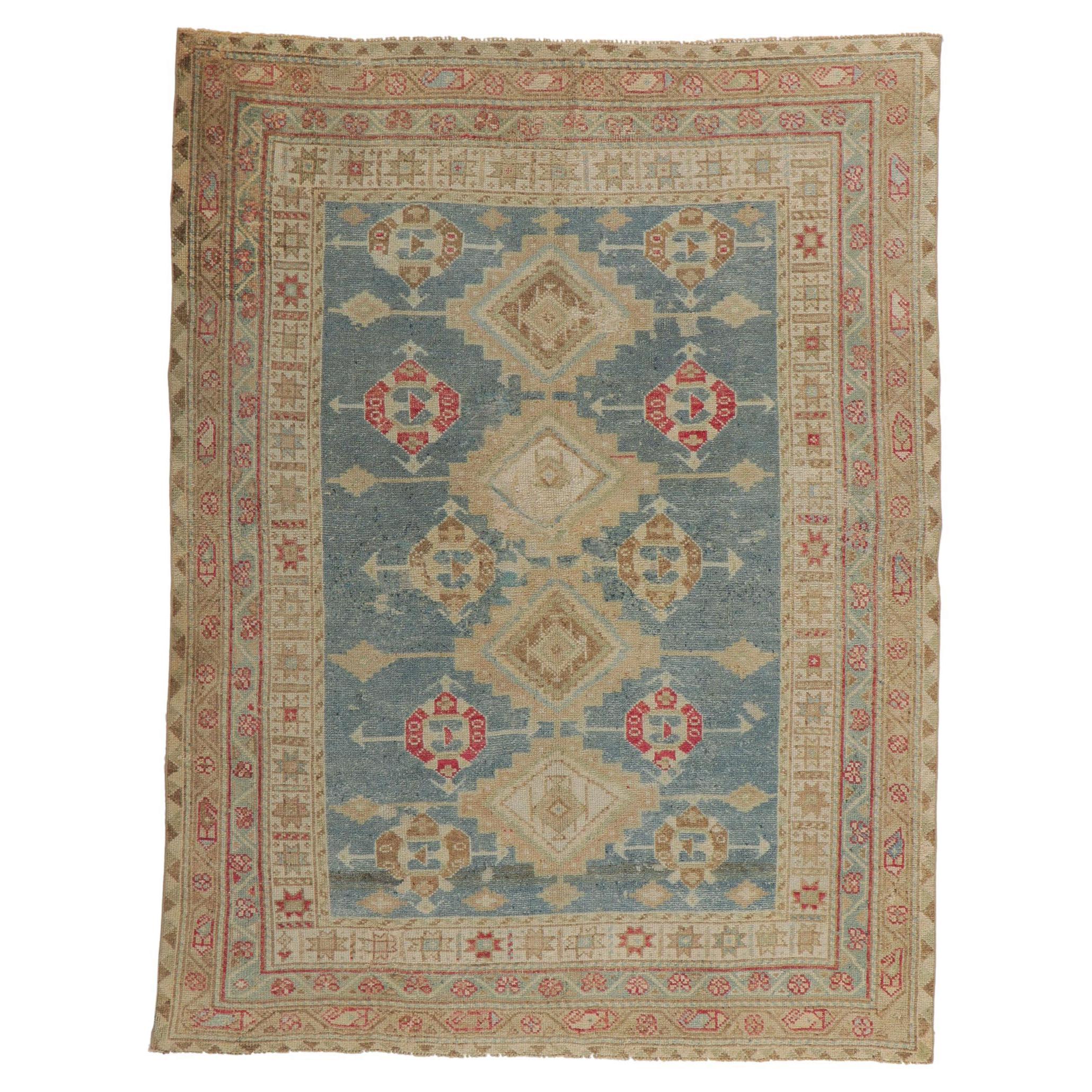 Antique Persian Shiraz Rug with Tribal Style