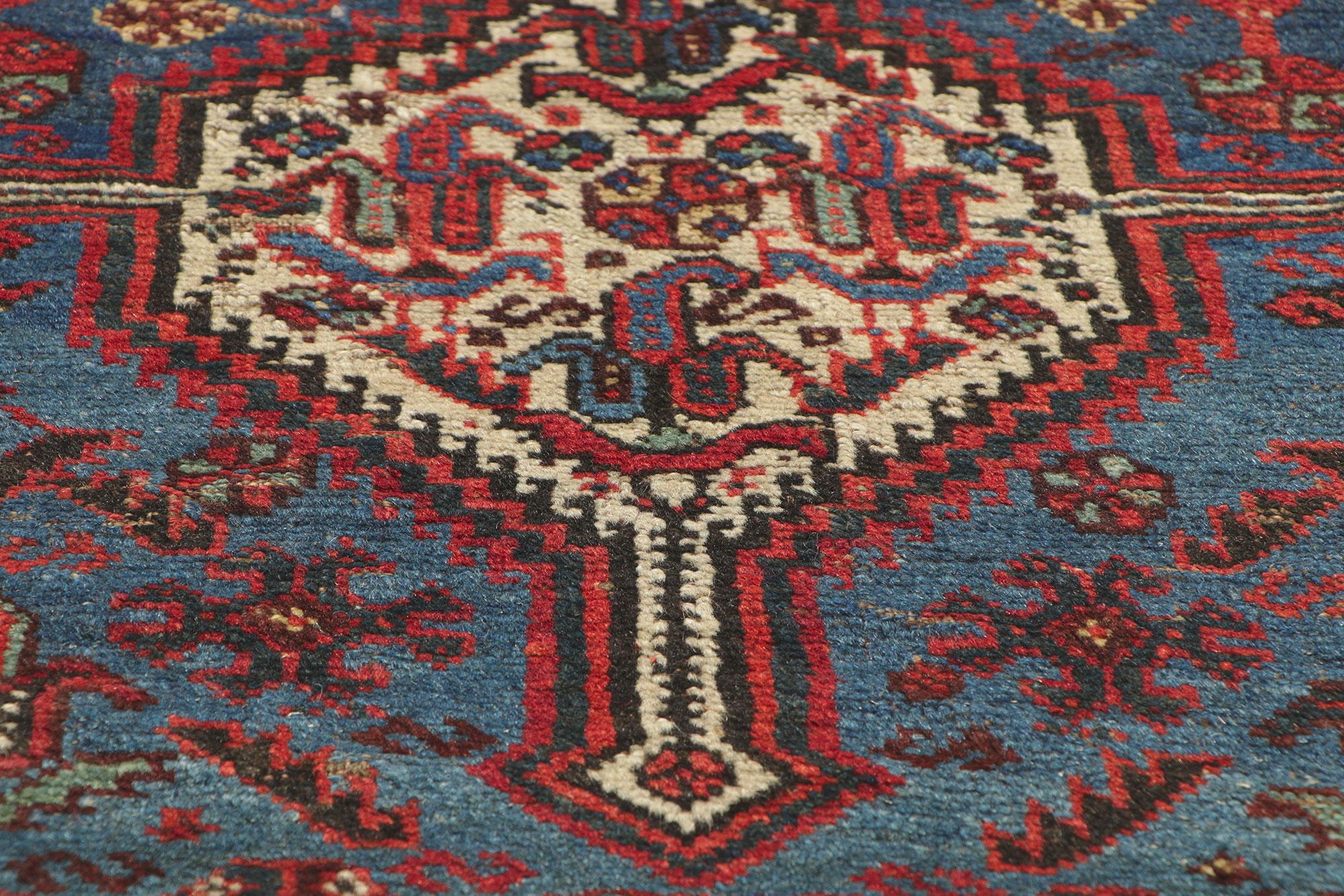 Antique Persian Shiraz Tribal Rug For Sale 1