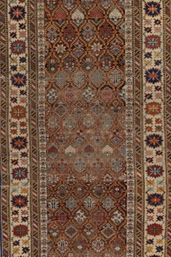 Antique Persian Shirvan Runner Rug