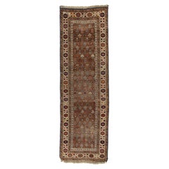 Antique Persian Shirvan Runner Rug