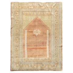 Antico Tabriz in seta persiana Haji Jalili  Tappeto 4'1'' x 5'5''